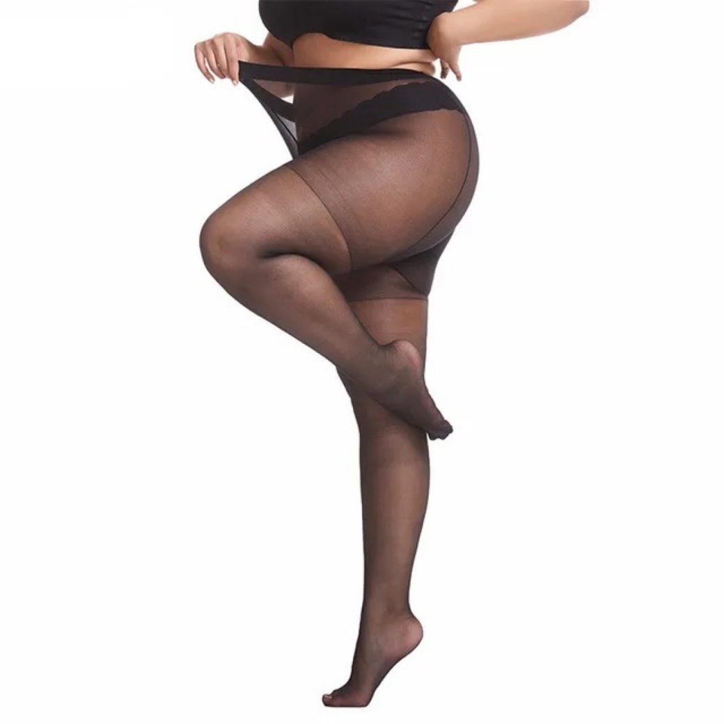 Sexy core silk breathable leg black silk base - Image 3
