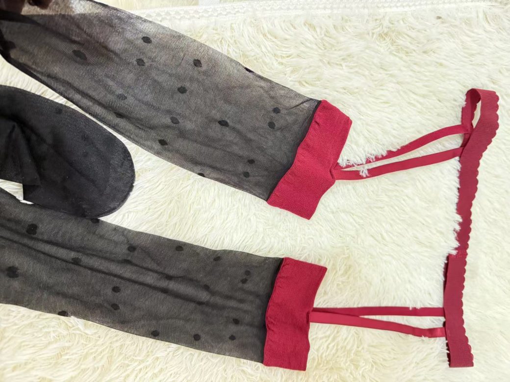Polka dot halter stockings - Image 6